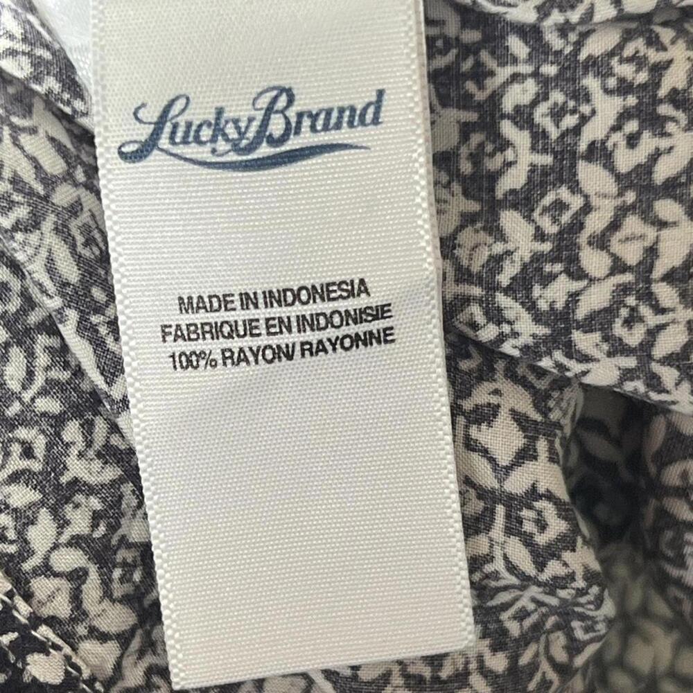 Vintage Y2K Lucky Brand Cottagecore Boho Blouse Size Small - Picture 6 of 7